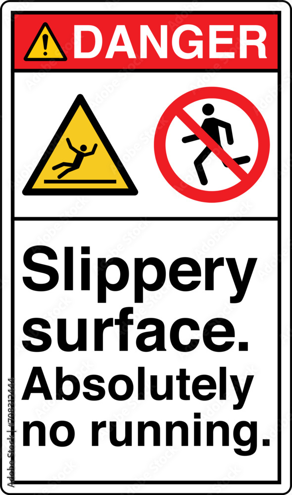 ANSI Z535 Safety Sign Marking Label Two Symbol Pictogram Standards ...