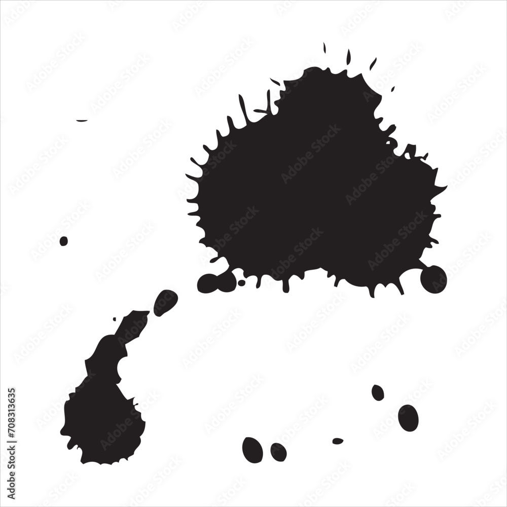 black ink blot black ink blot