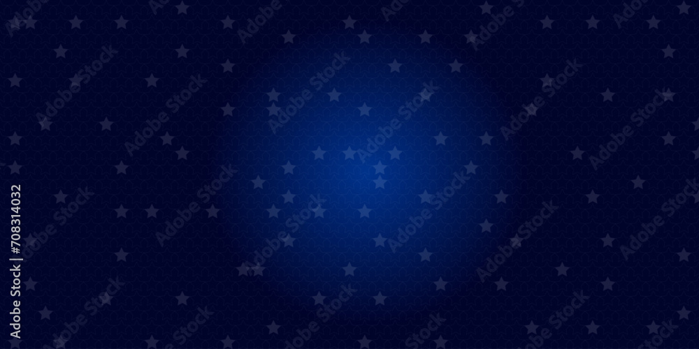 Stars pattern and gradient. grid abstract background and gradient background. dark blue background