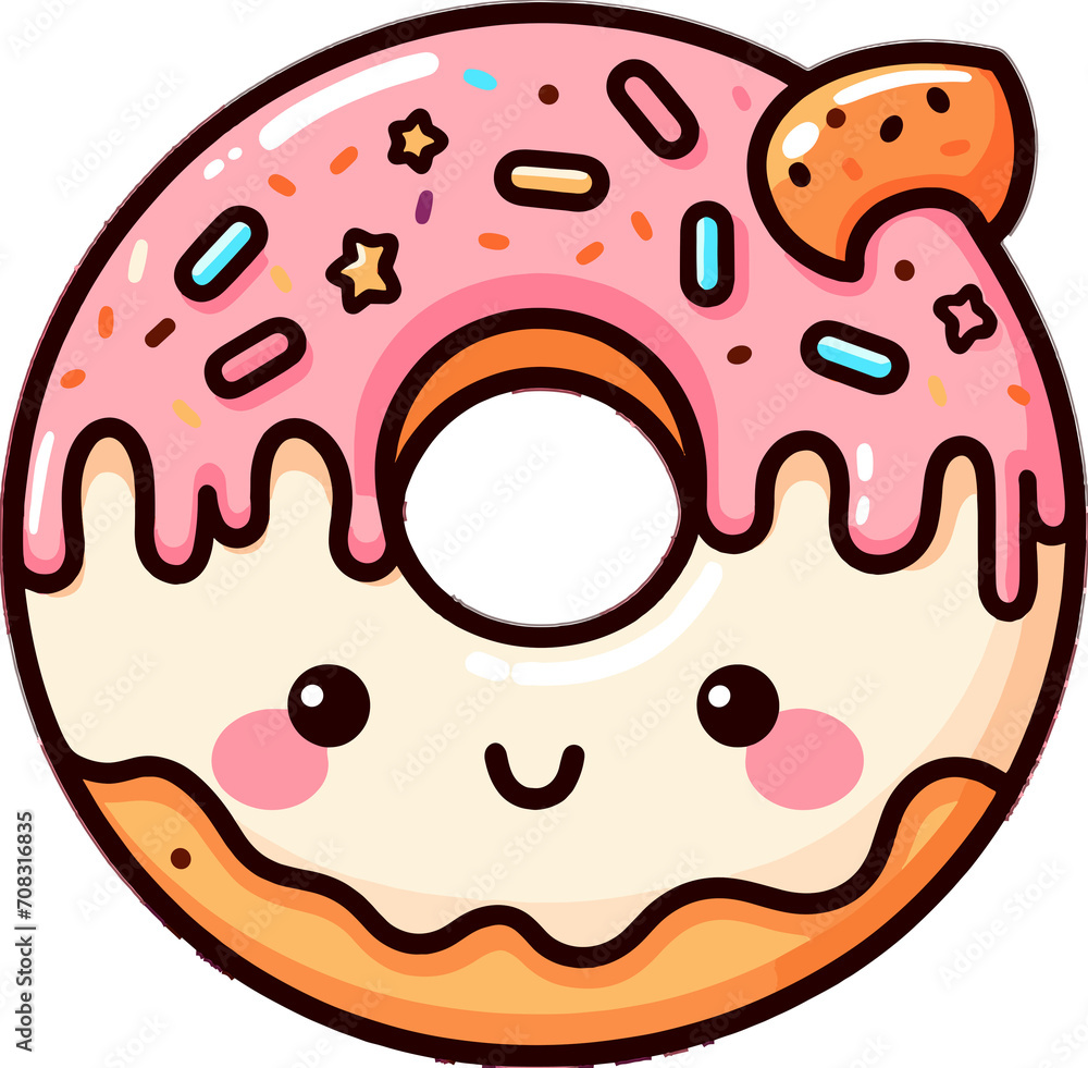 donut - 도넛. Generative AI donut - 도넛. Generative AI