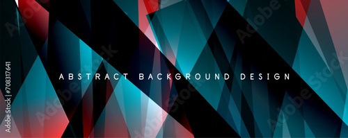 Breaking Glass Background, Kaleidoscope effect. Transparent Straight Lines. Dynamic Light Rays effect. Vector Illustration For Wallpaper, Banner, Background, Card, Book Illustration, landing page