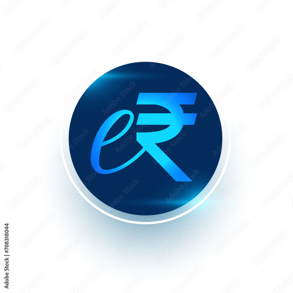 safe and secure eINR e-rupi digital currency symbol design safe and secure eINR e-rupi digital currency symbol design