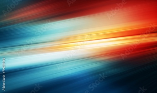 Abstract background with speedy motion blur creating flashy pattern of straight lines for web banner and wallpaper design, Generative AI