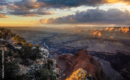 Last Light on the River and the Canyon, Grand Canyon National Park, Arizona