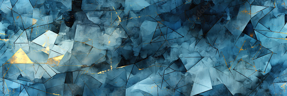 blue grunge background with seamless pattern vintage texture - obrazy, fototapety, plakaty 