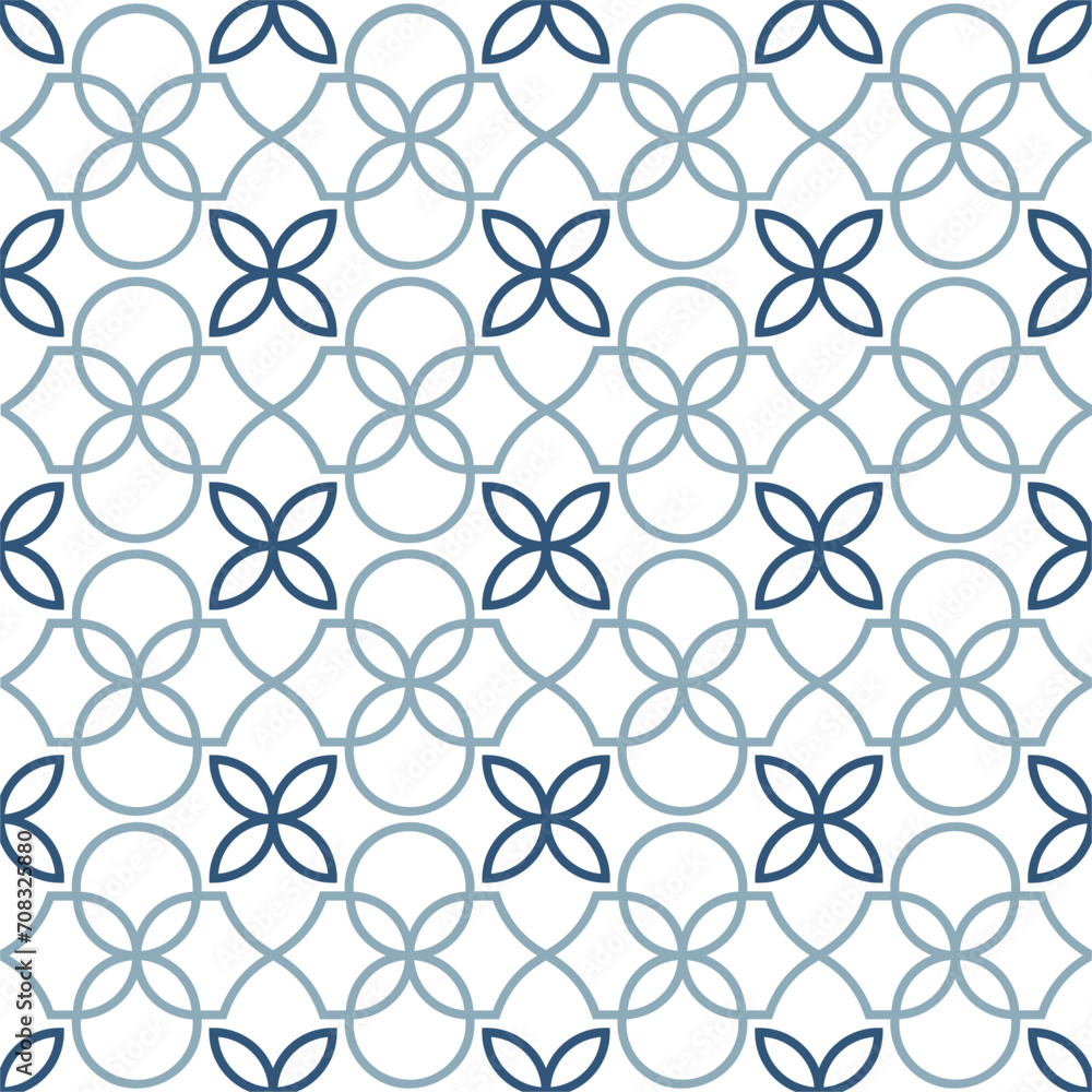 Naklejka premium Elegant Classic Vintage Seamless Pattern