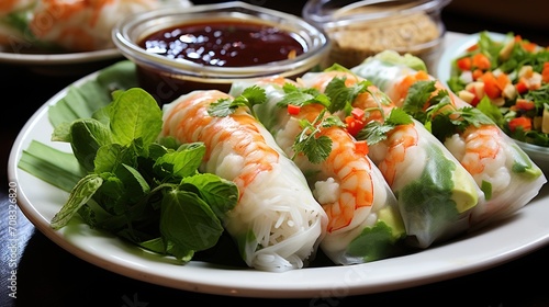 Fresh and Healthy Vietnamese Rice Paper Rolls
