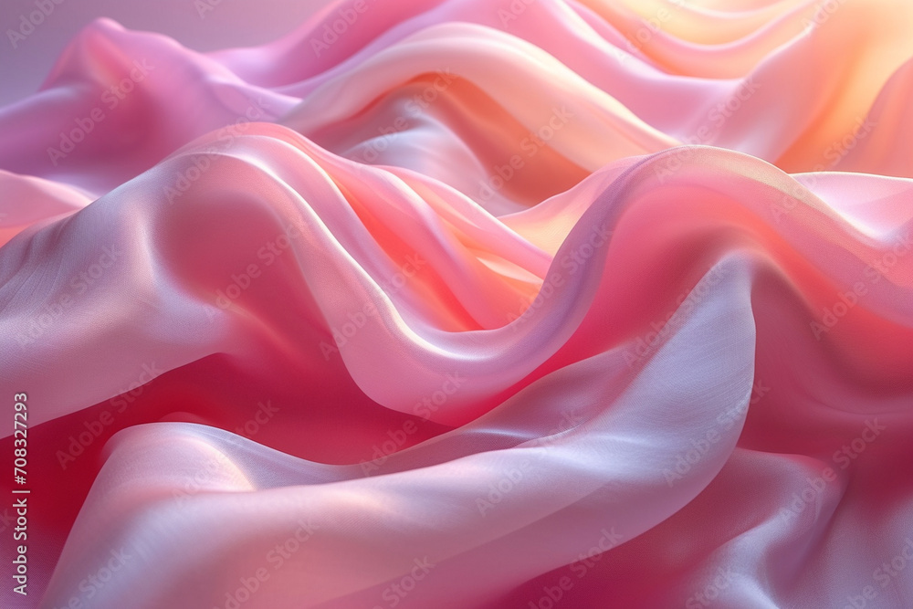 Obraz premium An elegant minimalist background with a gradient of soft pinks, creating a delicate and modern visual atmosphere with a touch of warmth.