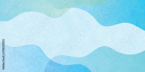 和柄　波　パステル　背景	