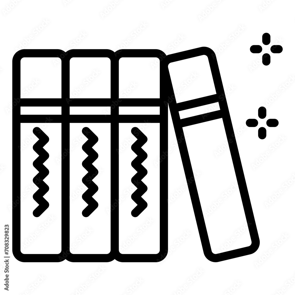 book icon, line icon style