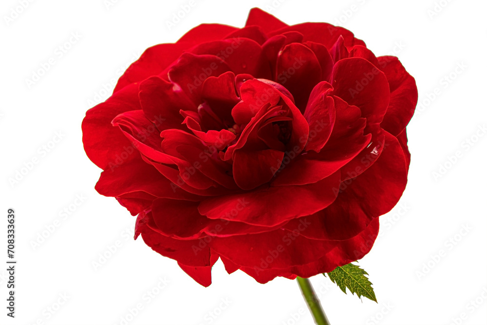 fresh rose on the white background fresh rose on the white background