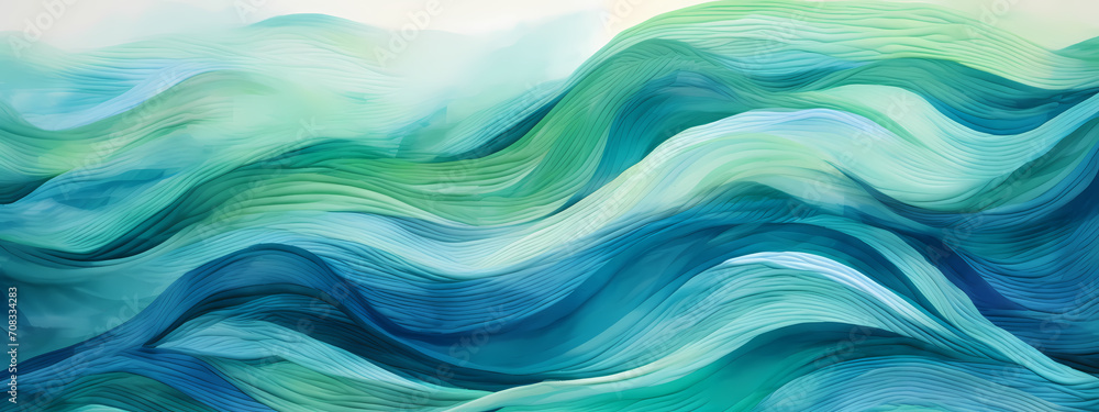 Ocean's Whisper: Woven Waves of Light Ocean's Whisper: Woven Waves of Light