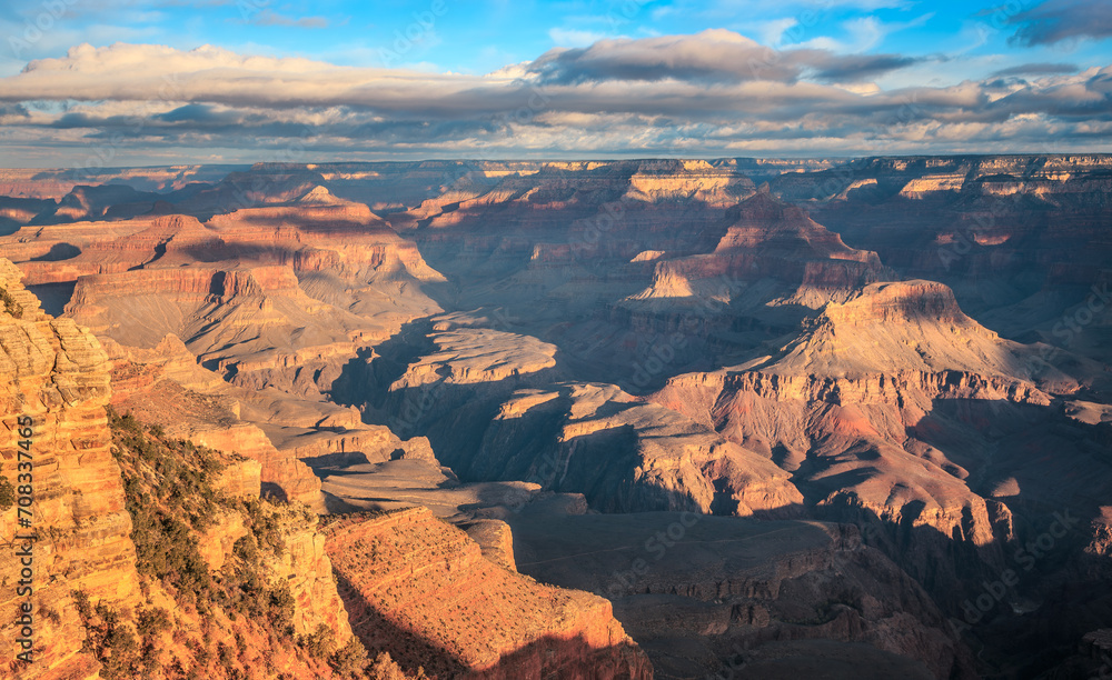 Shadows and Light in the Canyon, Grand Canyon National Park, Arizona