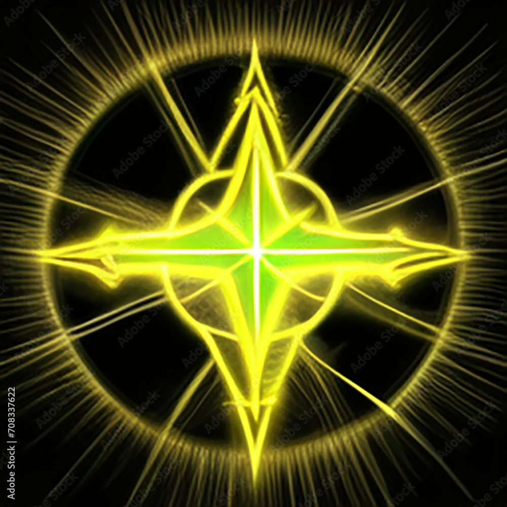 golden star on black background golden star on black background
