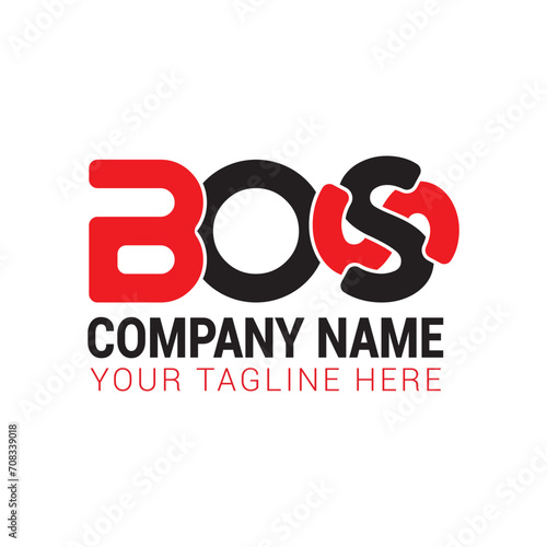 Standing business boss black vector silhouette illustration. logo designs photo