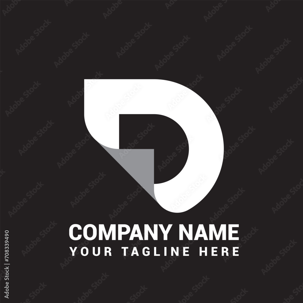 Letter d logo initial design template Letter d logo initial design template