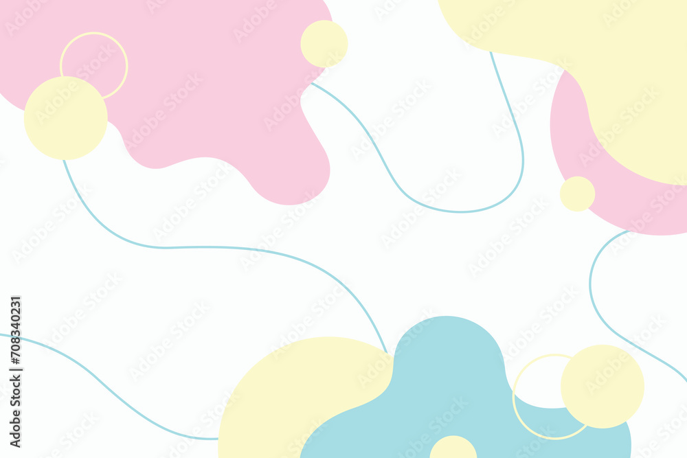 colorful abstract wave fluid web background vector illustration