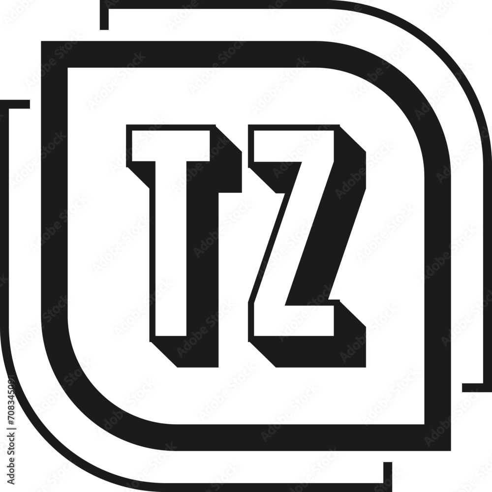 TZ letter logo design on white background. TZ logo. TZ creative initials letter Monogram logo icon concept. TZ letter design TZ letter logo design on white background. TZ logo. TZ creative initials letter Monogram logo icon concept. TZ letter design