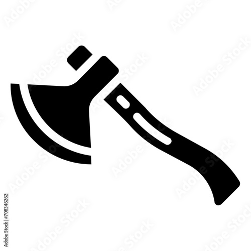 axe solid vector icon