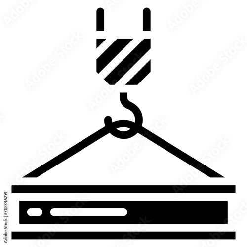 girder solid vector icon