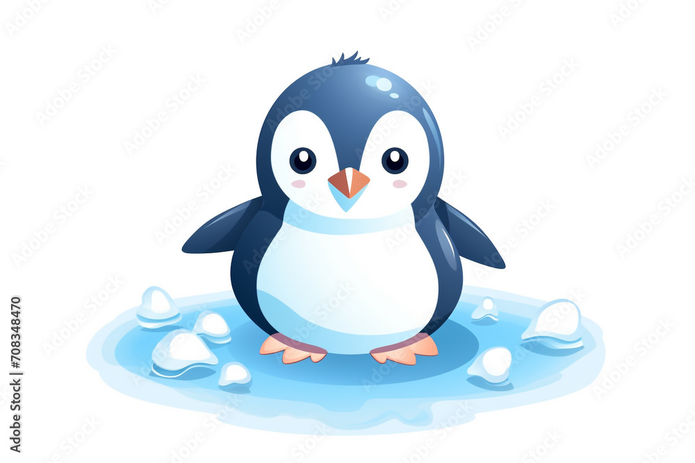 Naklejka premium Toucan Hummin bird Penguin narrow Falcon Swan Heron Woodpecker Seagull Blue Jay Cardinal Peacock Vulture Albatross Kiwi Kingfisher Canary Wren Magpie Osprey feather JPG background generative ai