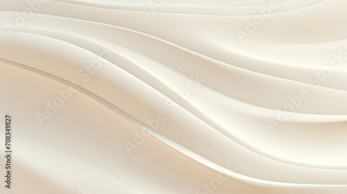 A minimalist abstract background with smooth milk ripples and soft, creamy textures against a neutral tone Ai Generative