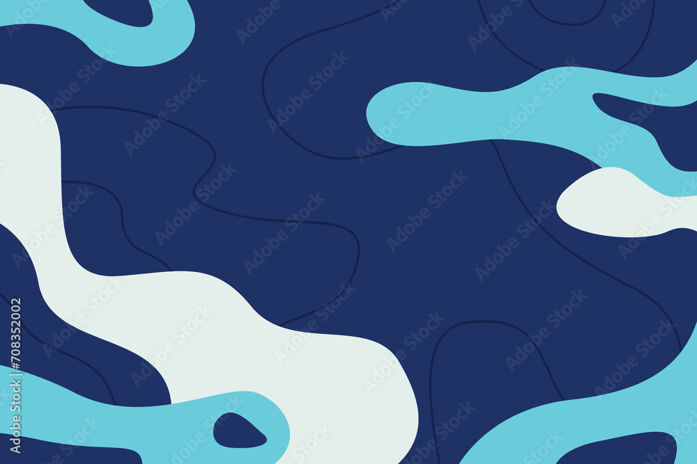 abstract landing page background design banner web flat vector illustration