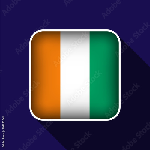 Free Download Flat Ivory Coast Flag Background Vector Illustration - GFXLoad