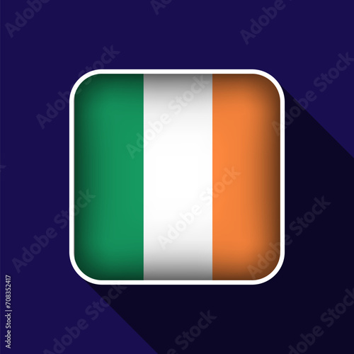 Free Download Flat Ireland Flag Background Vector Illustration - GFXLoad