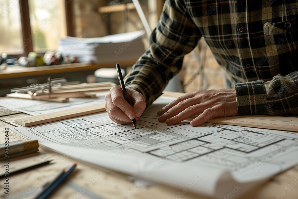 Architect's Blueprint: Crafting Dreams into Structure - A Visionary's