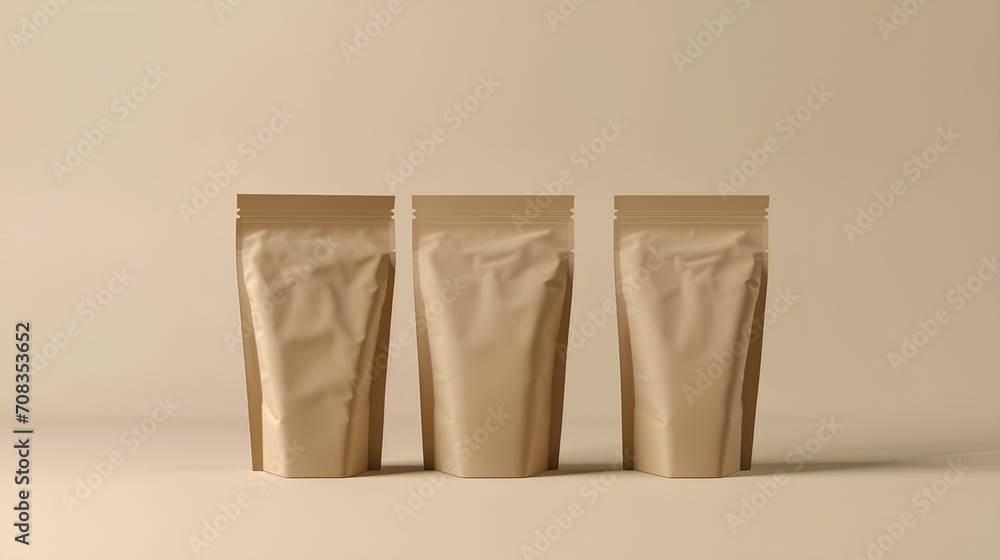Packaging design mockup with editable text fields. generative AI Packaging design mockup with editable text fields. generative AI