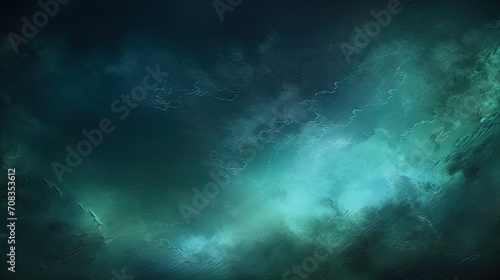 A dark blue and green abstract background suitable for web design  social media posts  presentations  and digital artwork. This asset creates a modern and soothing visual impact.dark green clouds