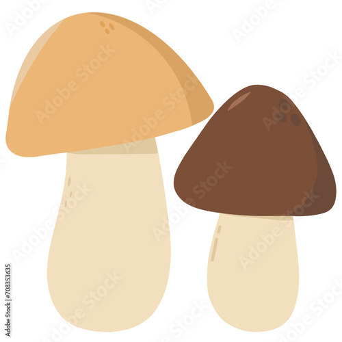 Cute mushroom vector 