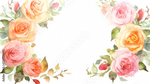 Beautiful pink rose bouquet flowers background, symbol of Valentine's Day, wedding, love © jiejie