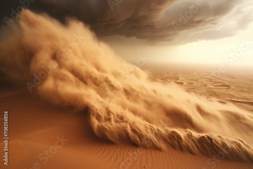 A sandstorm