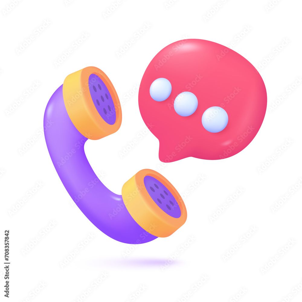 simple minimalist 3d phone Customer support hotline The concept of a call center providing assistance simple minimalist 3d phone Customer support hotline The concept of a call center providing assistance