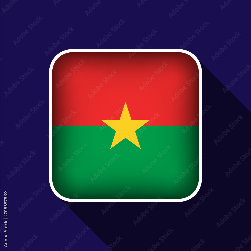 Flat Burkina Faso Flag Background Vector Illustration Flat Burkina Faso Flag Background Vector Illustration