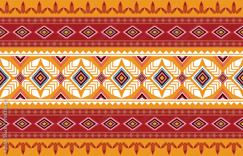 Geometric Ethnic Patterns. American, African,Western, Aztec, motif Navajo, and bohemian pattern styles. designed for background,wallpaper,print, carpet,wrapping,tile,salong, batik.vector illustration