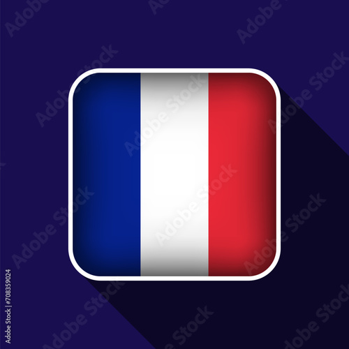 Free Download Flat France Flag Background Vector Illustration - GFXLoad