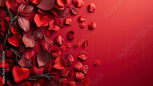 Valentine Delight Sparkling Hearts Background, Watercolor illustration heart backgr ound, generative AI