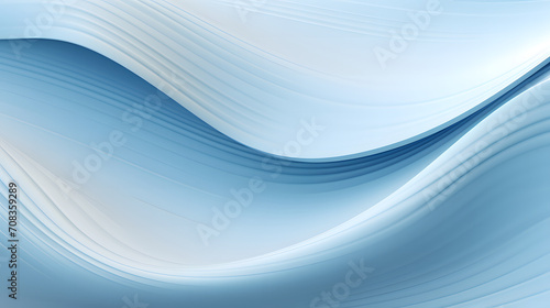 A seamless abstract blue texture background featuring elegant swirling curves in a wave pattern, set against a bright blue material background.