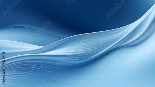 A seamless abstract blue texture background featuring elegant swirling curves in a wave pattern, set against a bright blue material background.