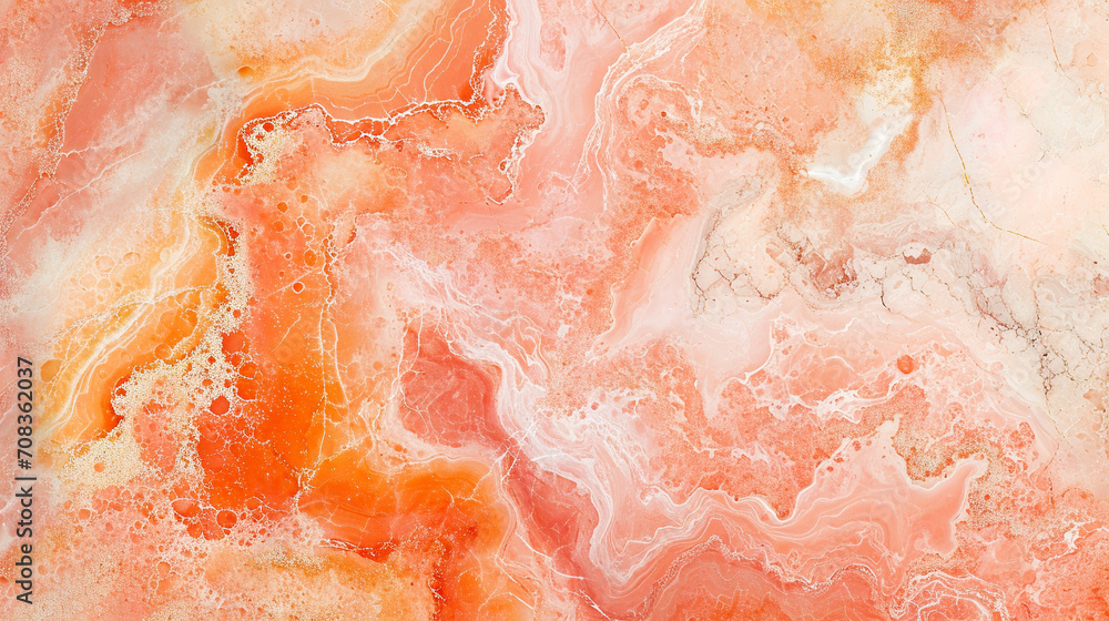 Coral, spiced apple & peach marble background Coral, spiced apple & peach marble background