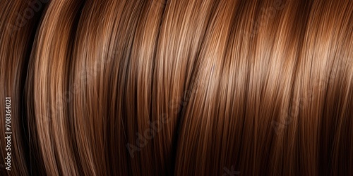 beautiful strong shining hair straight