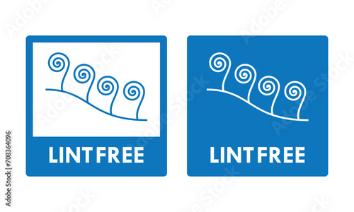 Lint free design logo template illustration