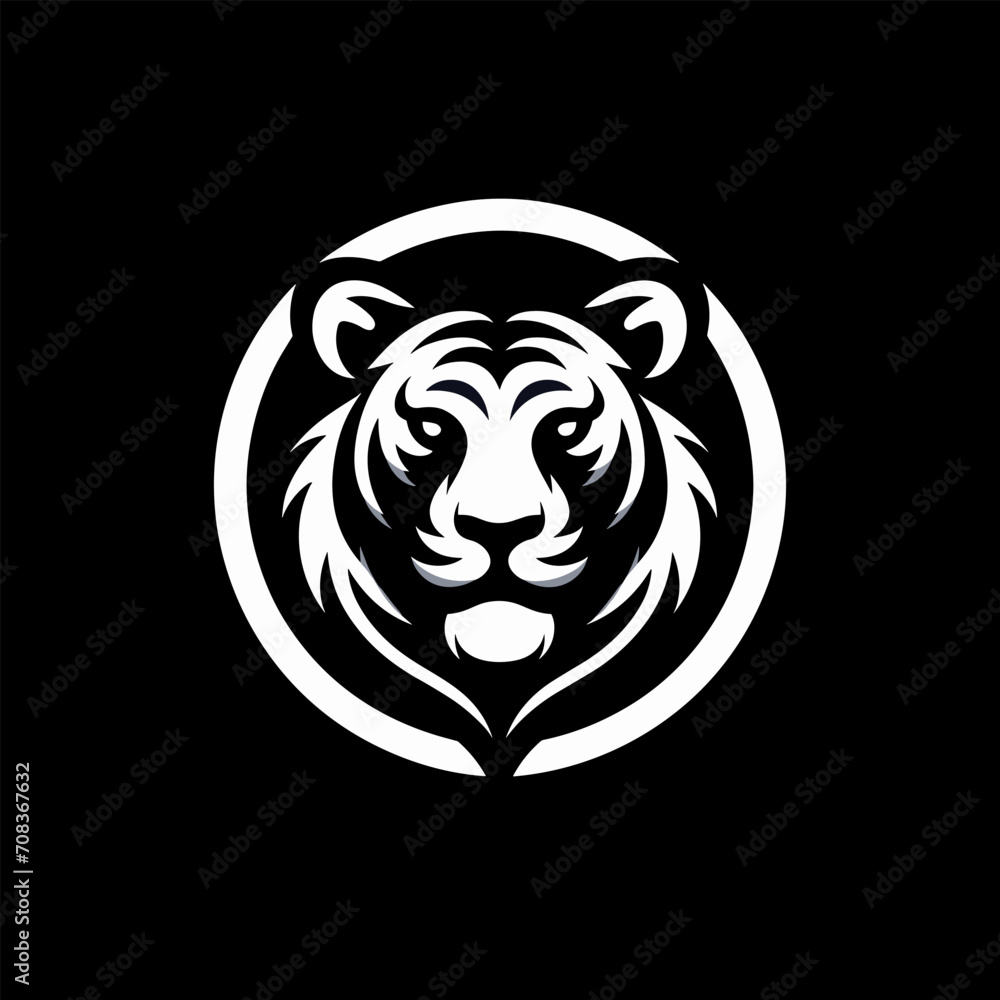 minimalist and modern lion t-shirt and sticker illustration designs, inspiration for brands and products