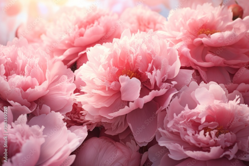Gentle pink background of peony flowers petals macro photo, closeup view, pink floral background Gentle pink background of peony flowers petals macro photo, closeup view, pink floral background