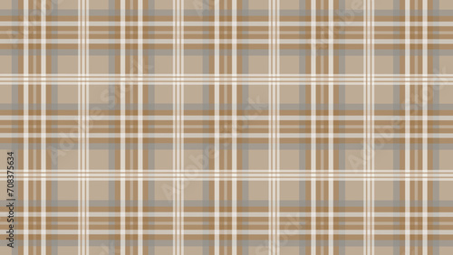 Brown and beige plaid checkered pattern background