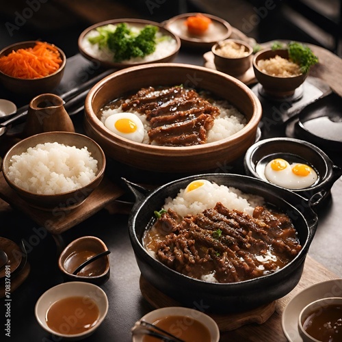 Korean Bulgogi Pork Rice - 1