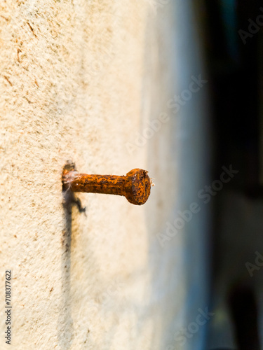 nail, rust, iron, steel, Screw, mortar, wall, Construction work, tradesman, building, repair, house, gate, bolt, door, old, rusty, lock